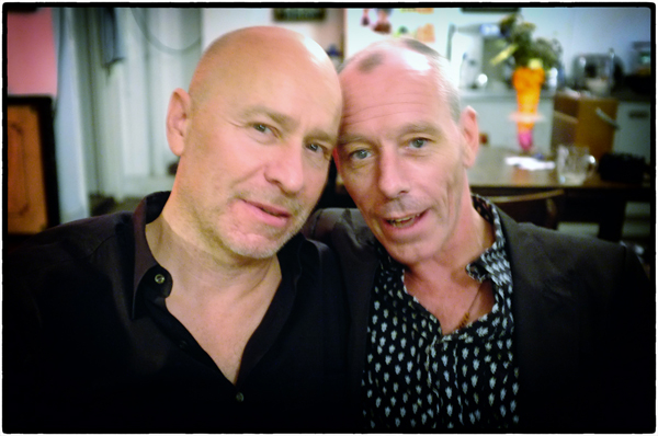 Matt Johnson and Steve Pyke photographed by Helen Edwards