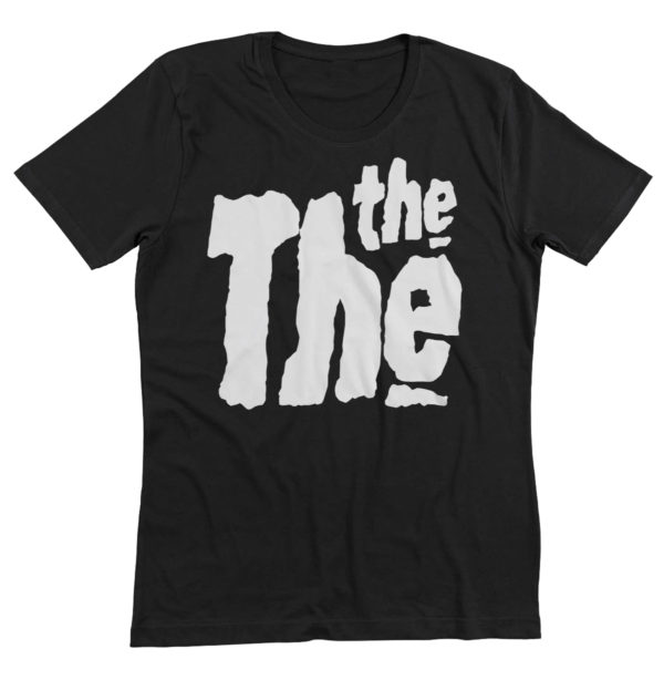 Black T-Shirt, Black, THE THE, Logo, clothing, merchandise